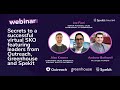 The secrets to a successful virtual SKO featuring leaders from Outreach, Greenhouse and Spekit