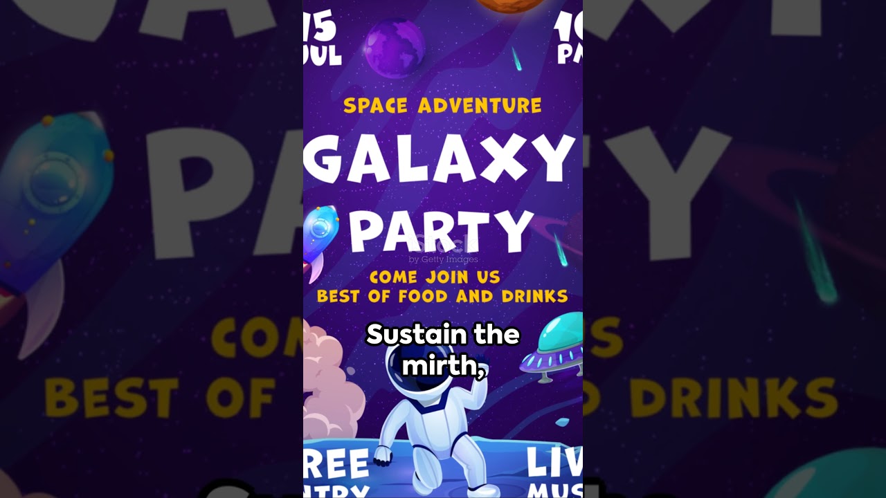 Physics Puns😂😂:The Space Party 