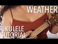 Weather Novo Amor Ukulele Tutorial