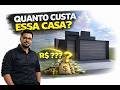 Quanto custa construir essa casa? Orçamento completo do ZERO (passo a passo)
