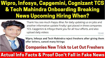 Infosys, Infosys, Tech M Revoked Offer Letter, Future Hiring New Policy for Termination Actual Info.