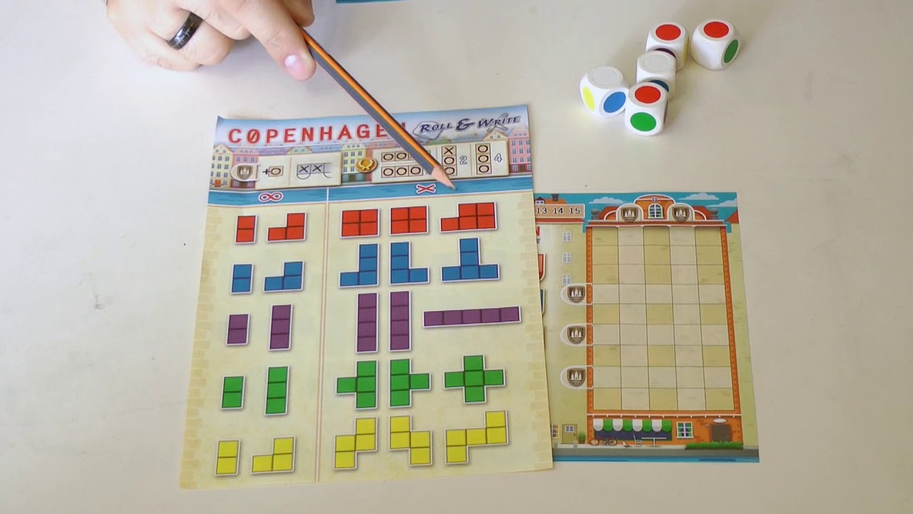 Copenhagen - Roll & Write - En/De/Fr/Nl