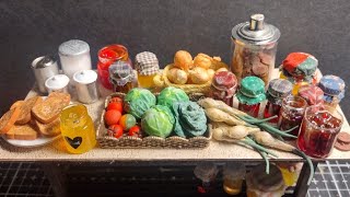Dollhouse Pantry Food Prep: WATCH ME "PLAY"-Part 1:Little Gretchen's Workshop