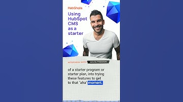 This is why HubSpot CMS is a great platform for starters w/ @LightbulbMomentLabs #shorts