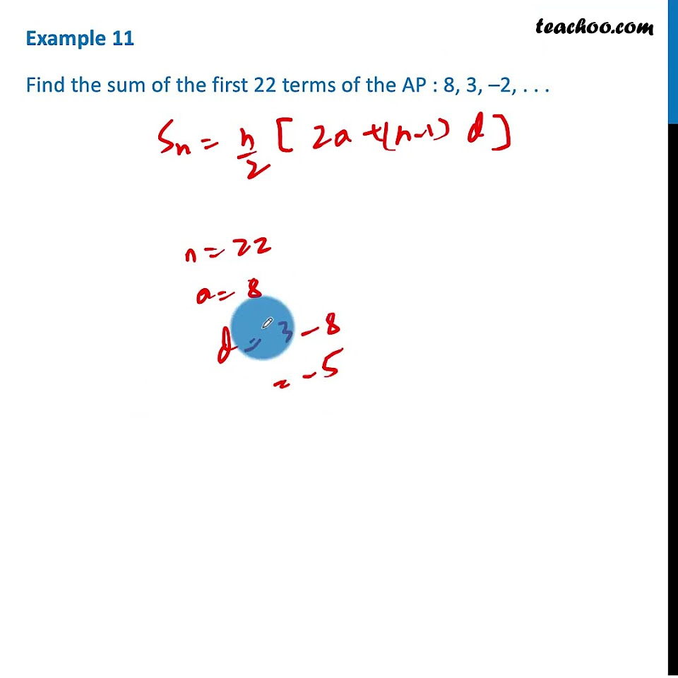 example-11-find-sum-of-first-22-terms-of-ap-8-3-2-teachoo