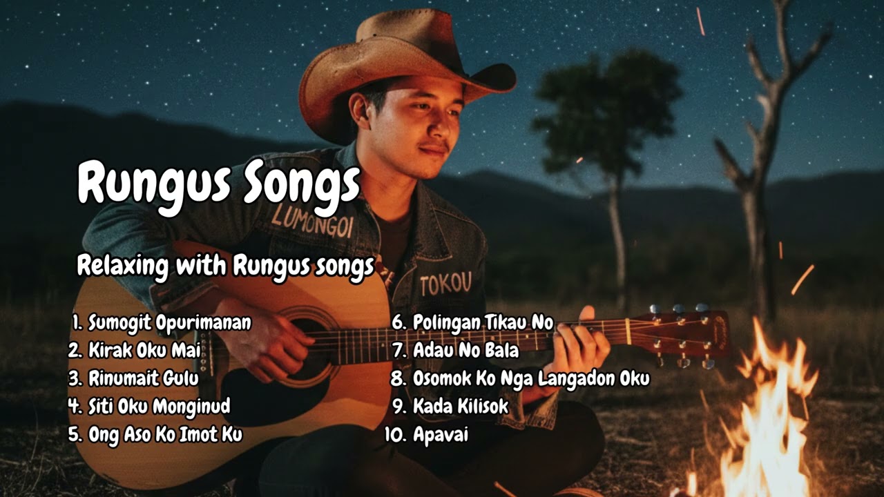 Rungus Songs - PT3 : Chilling, Country, Studying, Relaxing, Night, Lagu Rungus