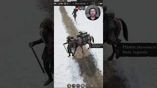 O BURRINHO Fazendo TRANSPORTE na Vila 🐴📦 #shorts #manorlords