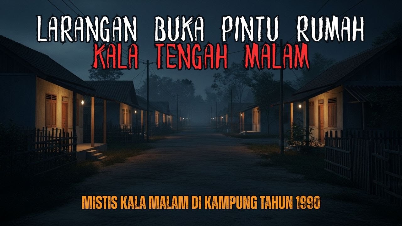 LARANGAN MEMBUKA PINTU RUMAH KALA TENGAH MALAM DI KAMPUNG JAWA TIMUR