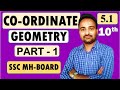Co-ordinate Geometry Class 10 | Practice Set 5.1 Part One