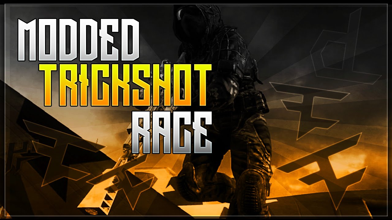BLACK OPS 2 MODDED TRICKSHOT RACE! FAZE LUNA VS DM TEARS