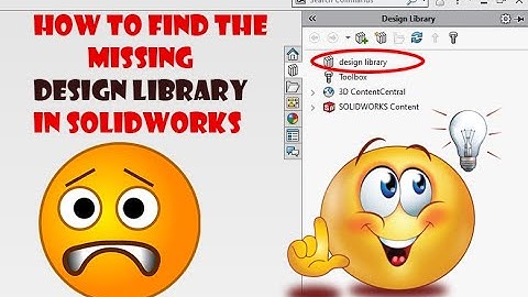 SOLIDWORKS TUTORIAL #113 |HOW TO ADD MISSING DESIGN LIBRARY IN TOOLBOX OF SOLIDWORKS FOR ALL VERSION