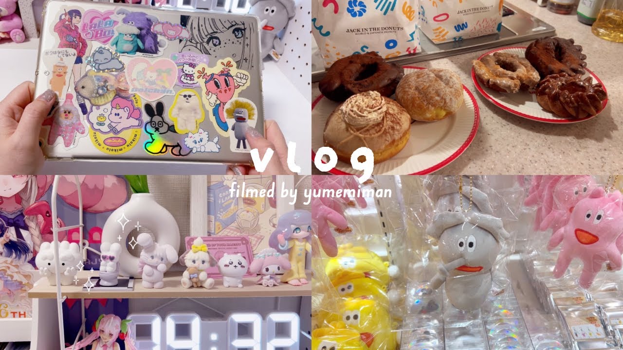 vlog∵ ⌇好きなものに囲まれる2日間🌷🤍⌇ポップアップ⌇ガチャ⌇アクスタ収納⌇リヴリー⌇ポケコロツイン⌇
