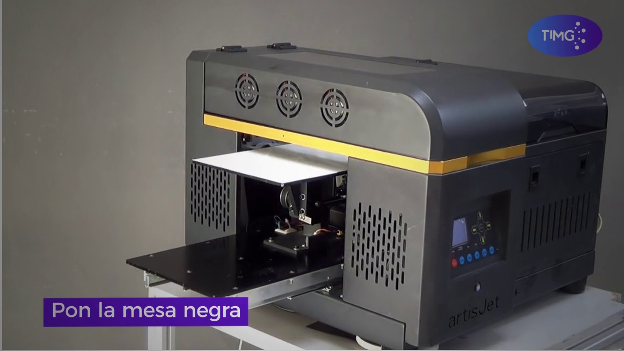 Impresora UV 2100 de TIMG - YouTube
