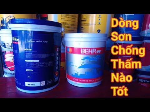 Video REVIEW Sơn Chống Thấm Xi Măng Và Chống Thấm Màu Ngoài... - youtube