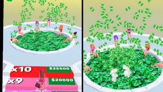 Rich vs poor couple 💑 all level|money game|  bikini 👙 | Hot girls strip for money| gold digger screenshot 5