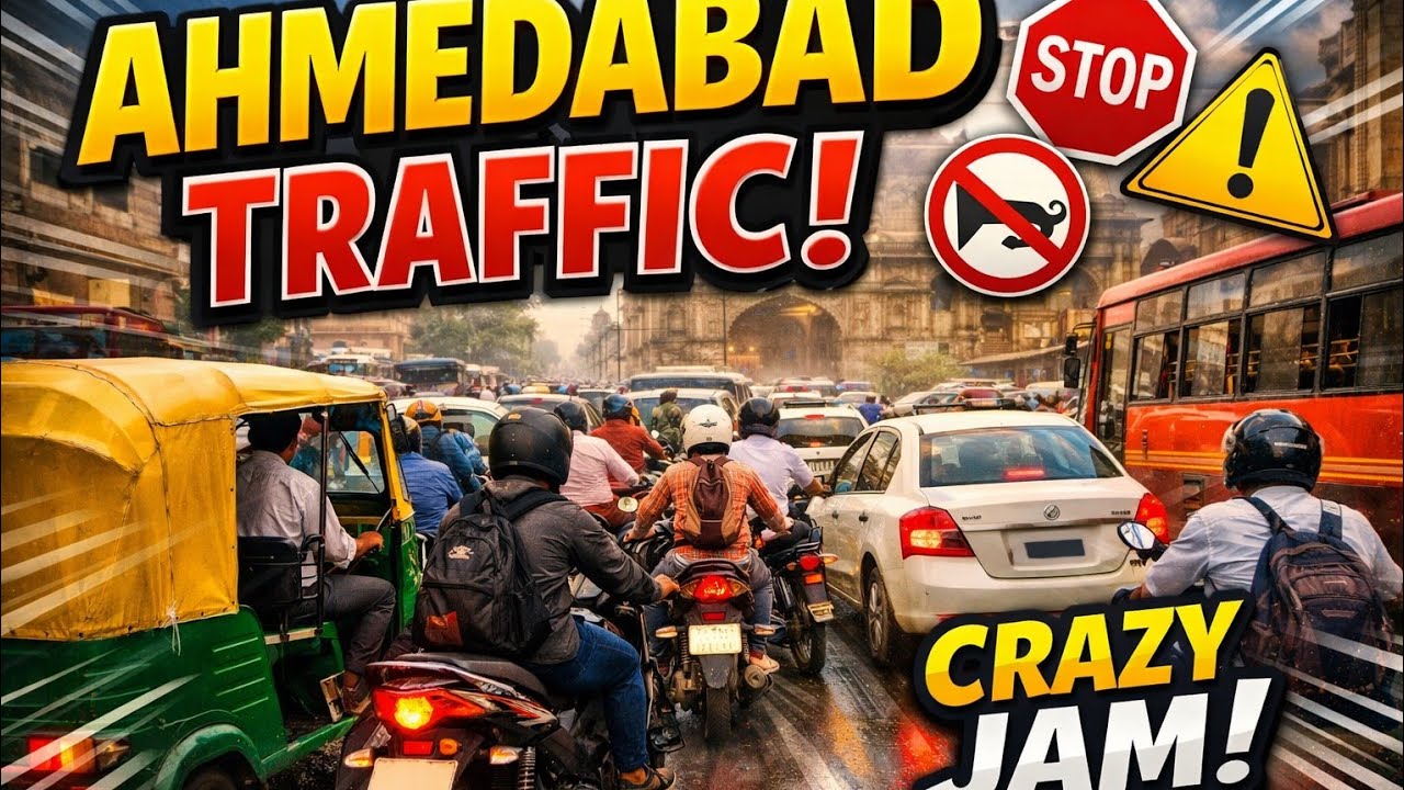 Ahmedabad Crazy Traffic 