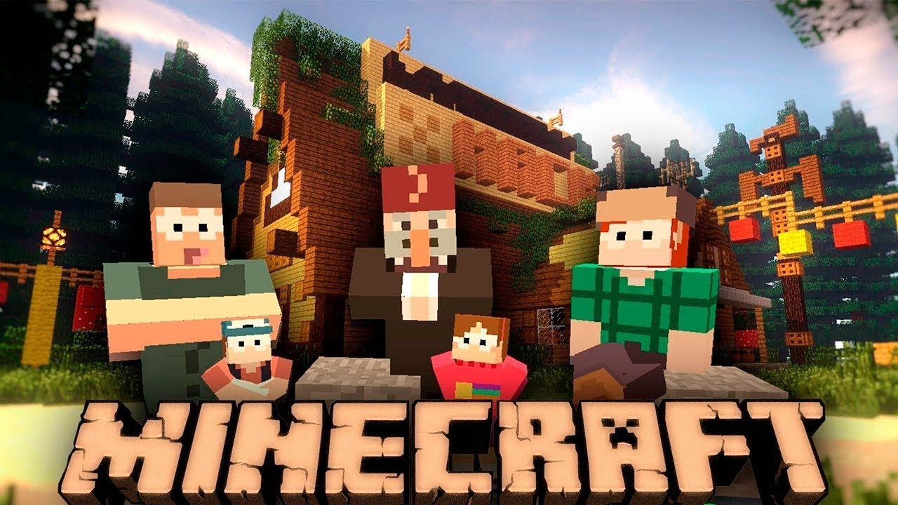 Gravity Falls Screensaver Minecraft [Egor mine] (Original) ™ - YouTube