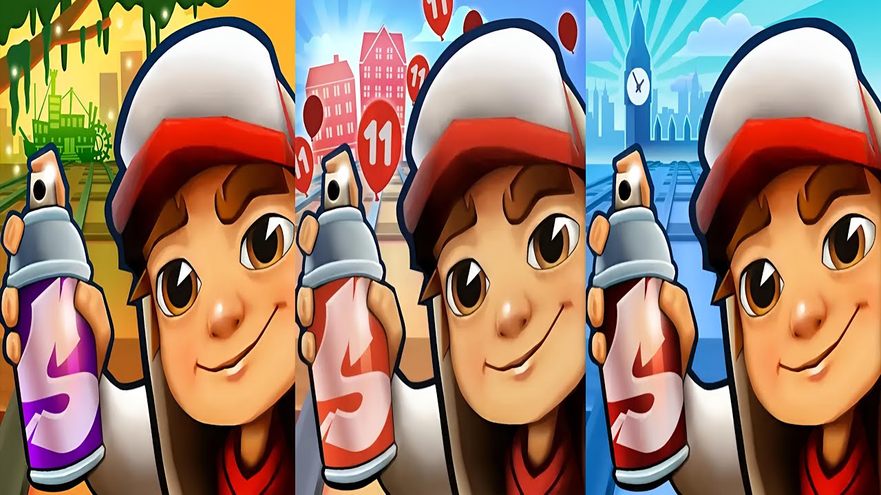 Subway Surfers : London 2023 🆚 Copenhagen 2023 🆚 New Orleans 2024