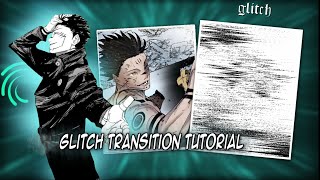Glitch transition tutorial | alight motion tutorial 