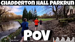 Chadderton Hall Parkrun POV Full Course With On Screen Stats