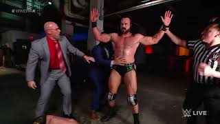 Drew McIntyre abhorrently blindsides Sami Zayn backstage: Raw