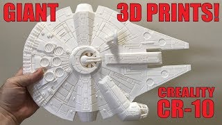 Print Giant Things on the Creality CR-10! (3D Printer Unboxing & Review)