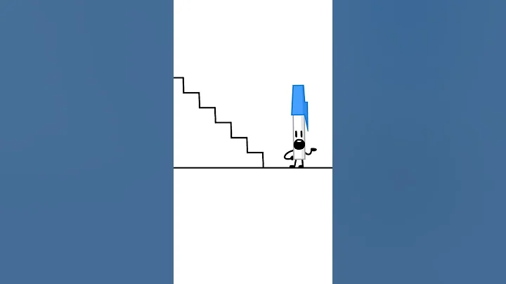 You Can't Fall Up The Stairs? 📈📉 #bfdi #trending #downthestairs #bottom #lol #funny