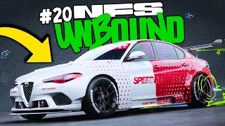 NFS UNBOUND PL #20 ALFA ROMEO GIULIA I LAMBORGHINI COUNTACH 2022 😍 POLSKI GAMEPLAY 👍 YOJI720 screenshot 2