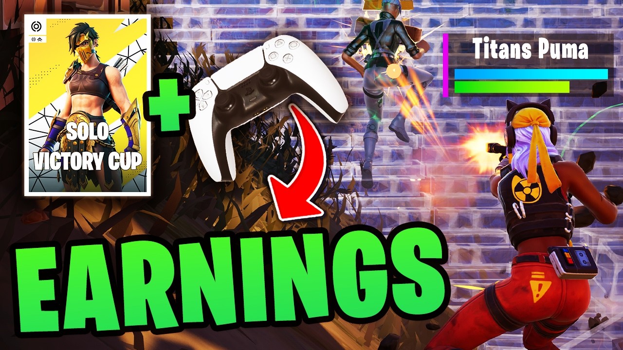 I Coached A CRAZY Fortnite CONTROLLER Player To Solo Victory Cup Earnings