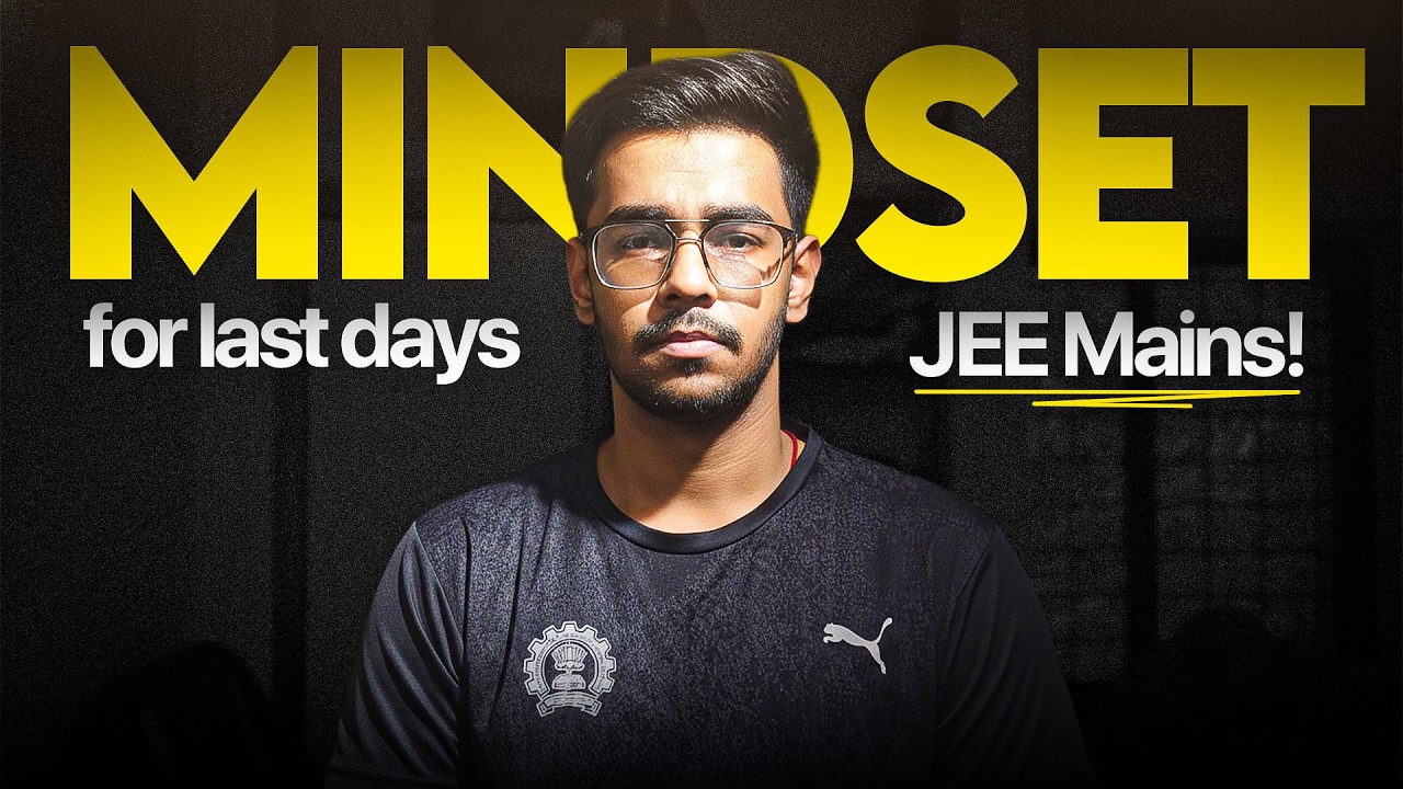 No Confidence before JEE Mains? Watch this.