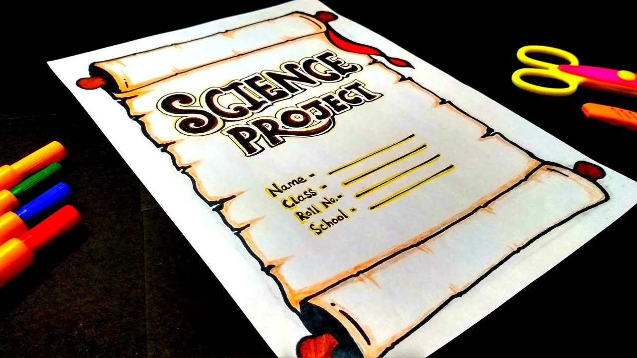 science assignment front page ideas