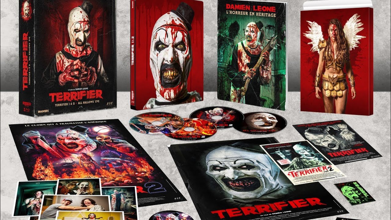 Terrifier 1 & 2 + All Hallows’s Eve Limited Edition 4K Steelbook ESC Distribution
