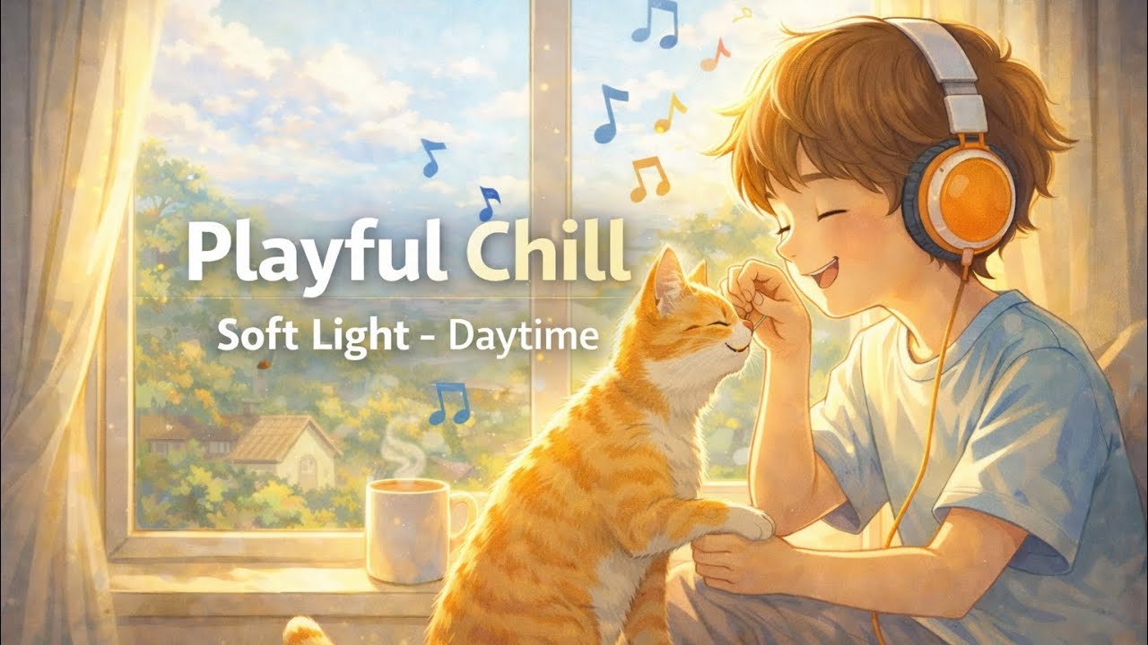 Playful Chill Music for a Happy Day ☀️ | Cafe & Daytime Background
