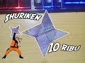 cara membuat Shuriken Naruto dari Uang Kertas!!!
