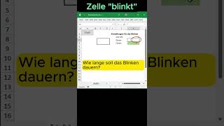 Excel-Hack: So lässt du eine Zelle blinken 👀