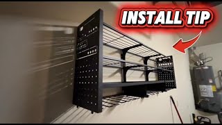 This 49” Wall-Mounted Power Tool Organizer Holds 620lbs?! Garage Setup Game Change