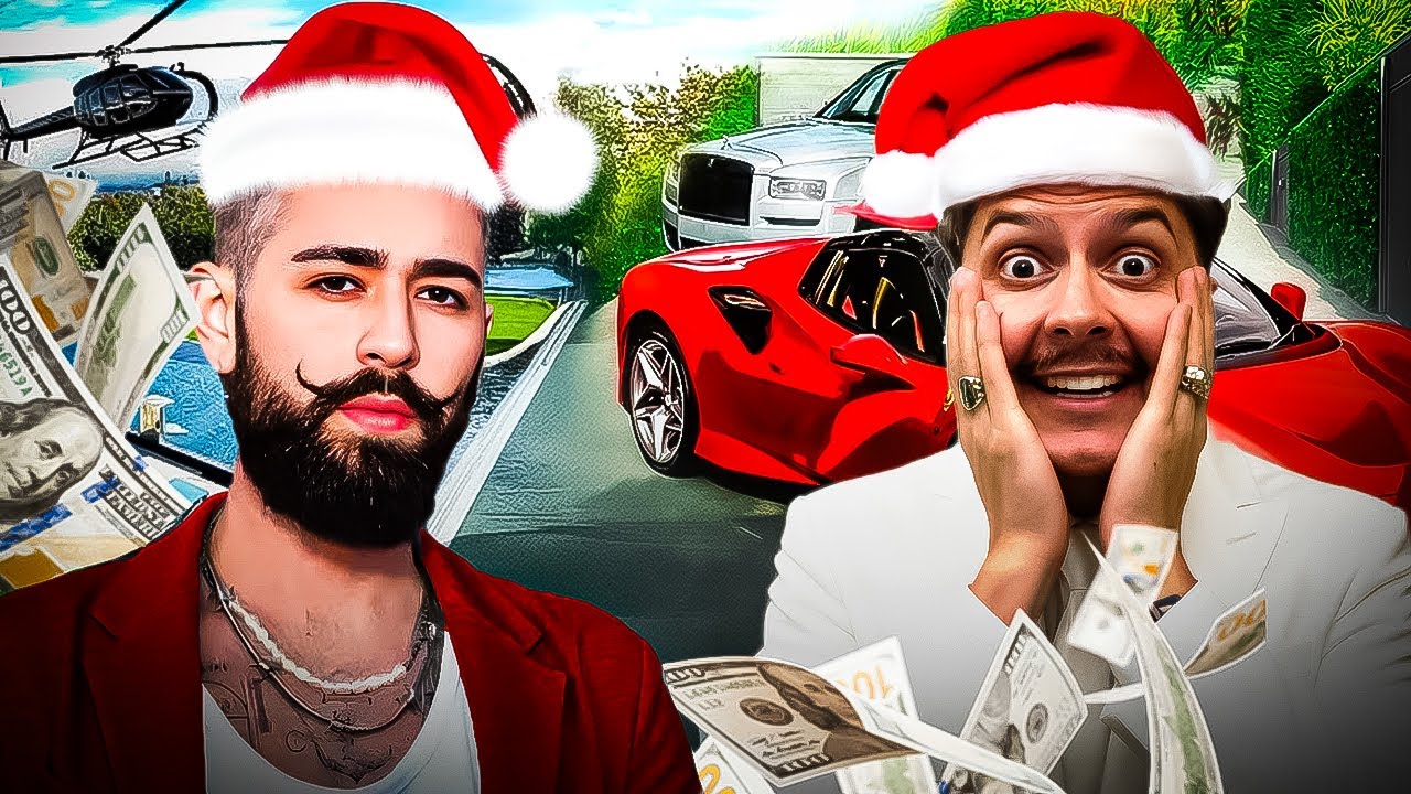 ASSIM É O NATAL NA CASA DE UM MILIONÁRIO
