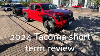 2024 Tacoma TRD OffRoad short term ownership review Part 1 see description for part 2