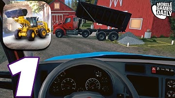 Construction Simulator 4 Gameplay Walkthrough Part 1 (iOS, Android)