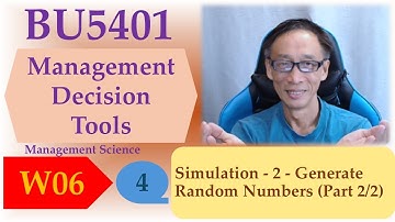Simulation - 2 - Generate Random Numbers (Part 2/2)