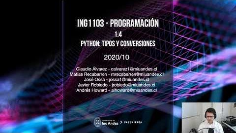 Conversiones de tipos en Python