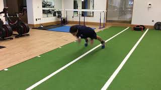 Hip Tap Pushups