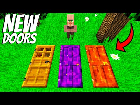 What is BEHIND this PORTAL DOOR and LAVA DOOR in Minecraft ? Secret underground BUNKER !