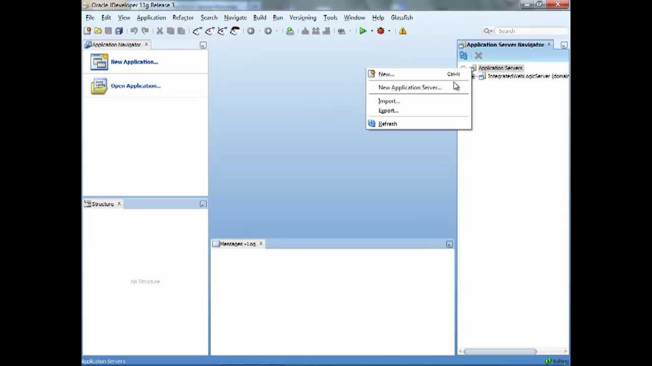GlassFish Extension for Oracle JDeveloper YouTube