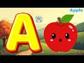 A for Apple 🍎 | ABC Tiny School Bus 🚌 | Learn Letters with Joy | Mini Shark 🦈