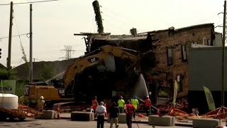 Southwest Detroit business torn down as investigation continues in road buckling