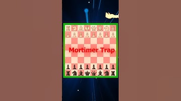 Mortimer Trap (4K)                                #chess #chesstactics #chesstraps