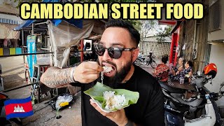 INSANE Street Food Tour in Phnom Penh, Cambodia 🇰🇭 (Nom Banh Chok)