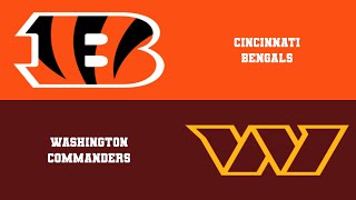 Washington Commanders vs. Cincinnati Bengals Week 3 | NFL 2024 Simulation