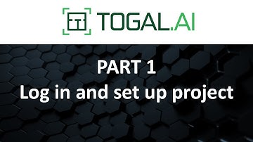 Togal.AI Tutorial - Part 1 - Login and Set Up Project